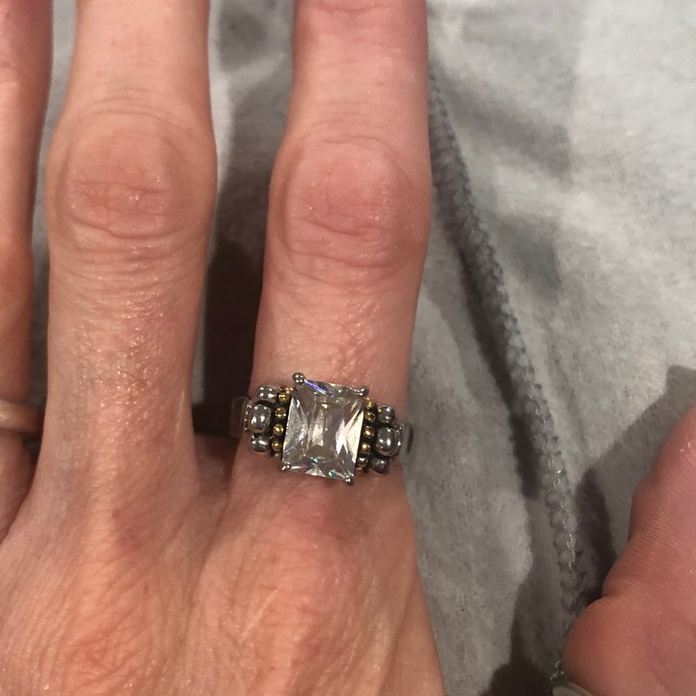 Silver and gold silpada ring